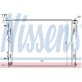 Радиатор охлаждения двигателя NISSENS 67076