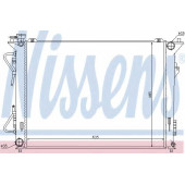 Радиатор охлаждения двигателя NISSENS 67508