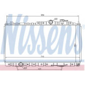 Радиатор охлаждения двигателя NISSENS 68180