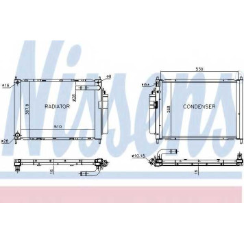 модуль охлаждения NISSENS 68747