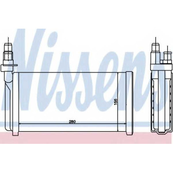 Радиатор отопления салона NISSENS 70011