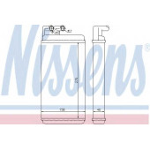 Радиатор отопления салона NISSENS 70220