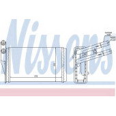 Радиатор отопления салона NISSENS 70224