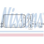 Радиатор отопления салона NISSENS 70229
