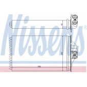 Радиатор отопления салона NISSENS 70975