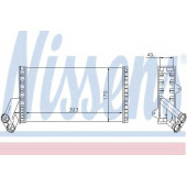 Радиатор отопления салона NISSENS 71149