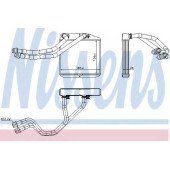 Радиатор отопления салона NISSENS 71455