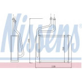 Радиатор отопления салона NISSENS 71744