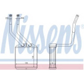 Радиатор отопления салона NISSENS 71776