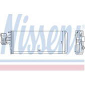 Радиатор отопления салона NISSENS 71804