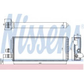 Радиатор отопления салона NISSENS 71815