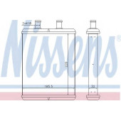 Радиатор отопления салона NISSENS 71817