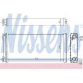 Радиатор отопления салона NISSENS 71927
