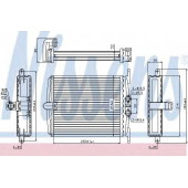 Радиатор отопления салона NISSENS 72019