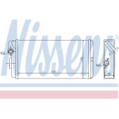 Радиатор отопления салона NISSENS 72035