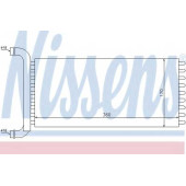 Радиатор отопления салона NISSENS 72041