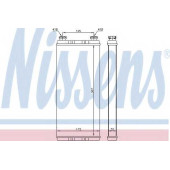 Радиатор отопления салона NISSENS 72055