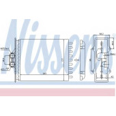 Радиатор отопления салона NISSENS 72657
