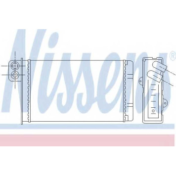 Радиатор отопления салона NISSENS 72937
