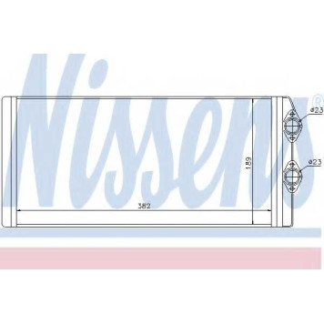 Радиатор отопления салона NISSENS 73629
