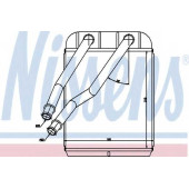 Радиатор отопления салона NISSENS 73975