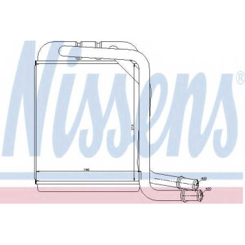 Радиатор отопления салона NISSENS 73976