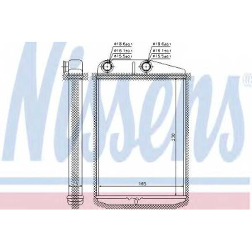 Радиатор отопления салона NISSENS 73989