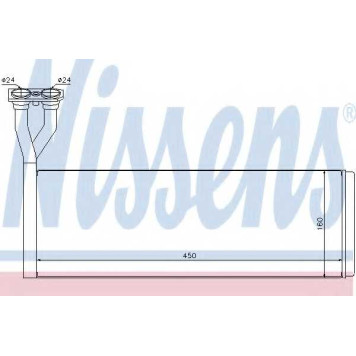 Радиатор отопления салона NISSENS 75005