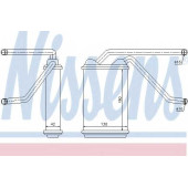 Радиатор отопления салона NISSENS 76511