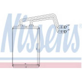 Радиатор отопления салона NISSENS 77612