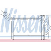 Радиатор отопления салона NISSENS 77614