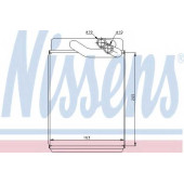 Радиатор отопления салона NISSENS 77616