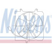 Вентилятор охлаждения двигателя NISSENS 85012