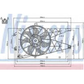 Вентилятор охлаждения двигателя NISSENS 85199