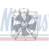 Вентилятор охлаждения двигателя NISSENS 85330