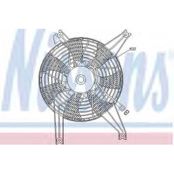 Вентилятор конденсатора кондиционера NISSENS 85383