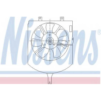 Вентилятор конденсатора кондиционера NISSENS 85407