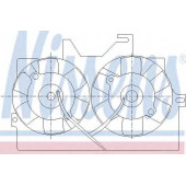 Вентилятор охлаждения двигателя NISSENS 85425
