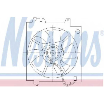 Вентилятор конденсатора кондиционера NISSENS 85494