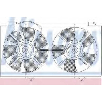 Вентилятор охлаждения двигателя NISSENS 85529