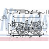 Вентилятор охлаждения двигателя NISSENS 85689