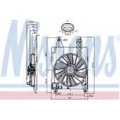 Вентилятор охлаждения двигателя NISSENS 85706