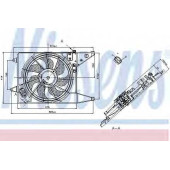 Вентилятор охлаждения двигателя NISSENS 85710