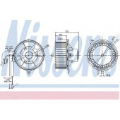 Вентилятор салона NISSENS 87031