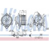 Вентилятор салона NISSENS 87042
