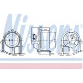 Вентилятор салона NISSENS 87047