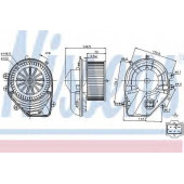 Вентилятор салона NISSENS 87060