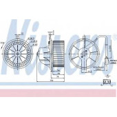 Вентилятор салона NISSENS 87068