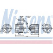 Вентилятор салона NISSENS 87071
