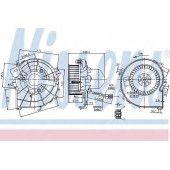 Вентилятор салона NISSENS 87080